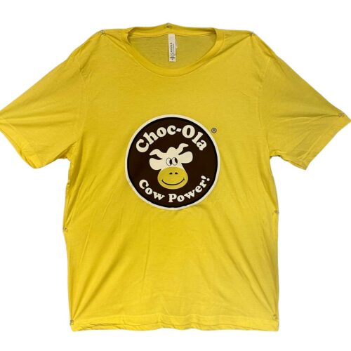 choc-ola tshirt yellow